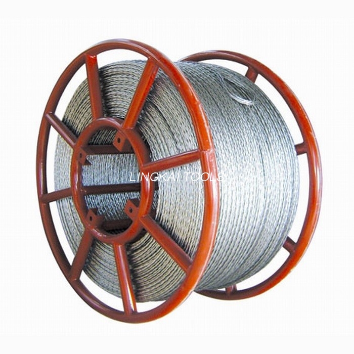 26 mm-es csavarodásgátló fonott acél drótkötél 800 kv-os átviteli vezetékhez
